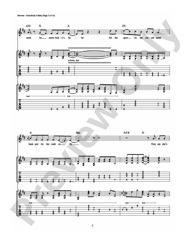 Somebody's Baby - Guitar TAB (Digital Download)