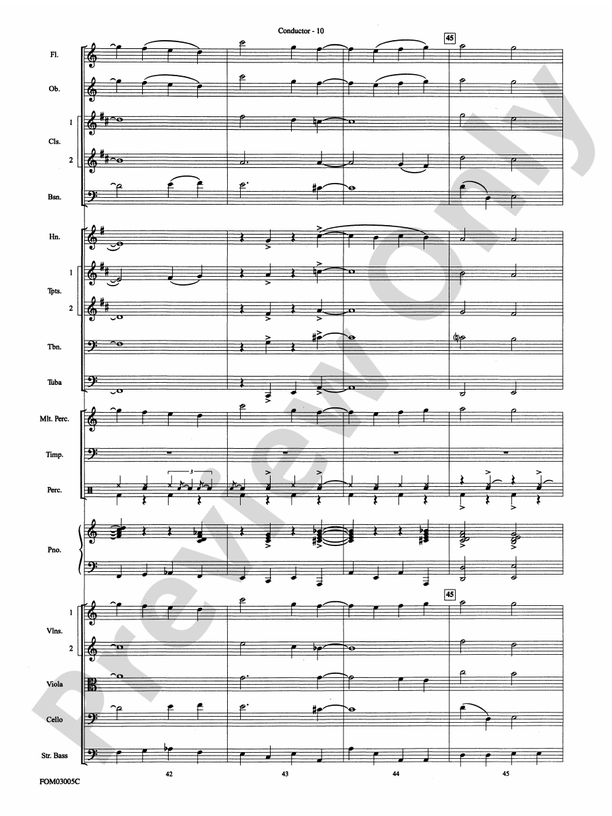 New York, New York, Theme from - Full Orchestra Conductor Score & Parts (Digital Download)