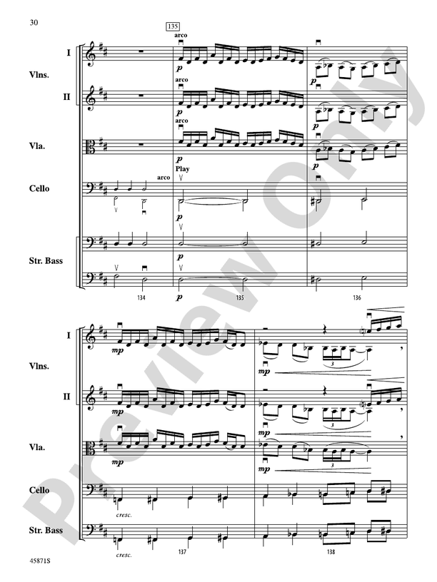 Hemispheres - String Orchestra Conductor Score & Parts (Digital Download)