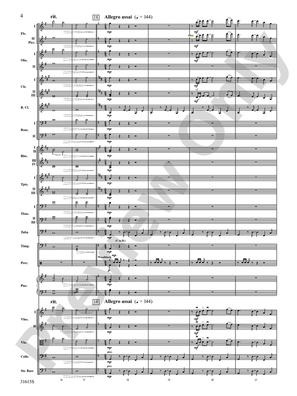 Lake Dance – Full Orchestra Conductor Score & Parts (Digital Download)