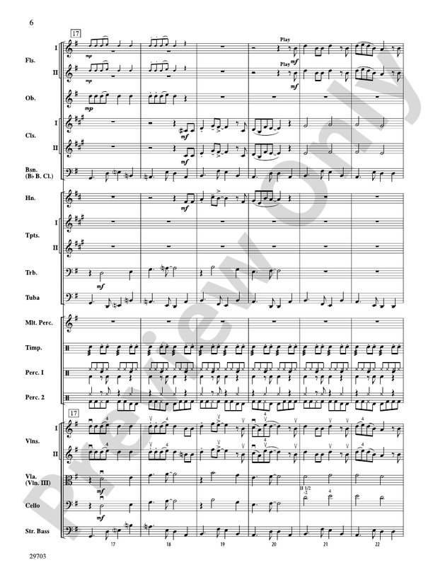 Fiesta Tropicale – Full Orchestra Conductor Score & Parts (Digital Download)