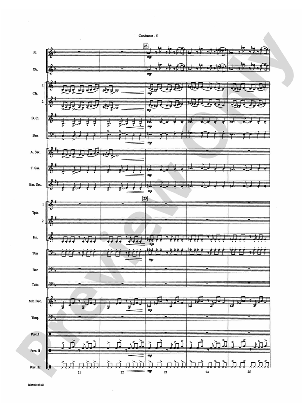 Ashford Celebration - Concert Band Conductor Score & Parts (Digital Download)