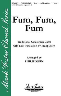Fum, Fum, Fum - SATB Philip Kern Shawnee Press Choral Score Octavo