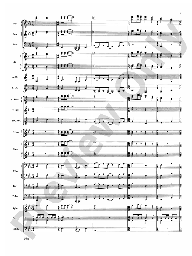 Galway Bay Overture - Concert Band Conductor Score & Parts (Digital Download)
