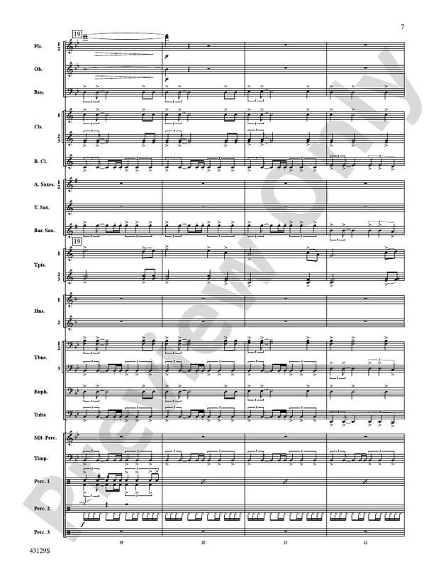Soundtrack - Concert Band Conductor Score & Parts (Digital Download)