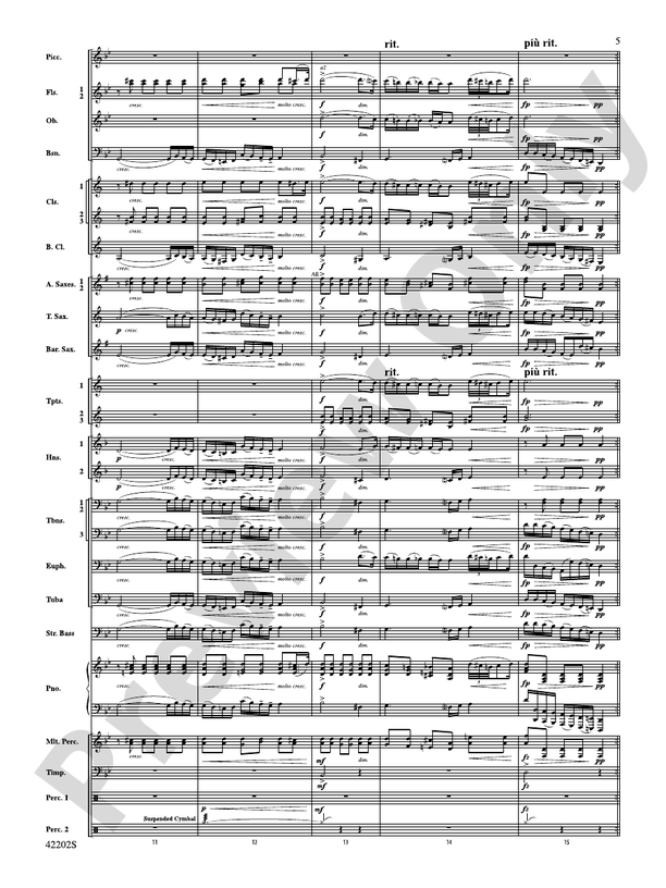 Air & Rigaudon - Concert Band Conductor Score & Parts (Digital Download)