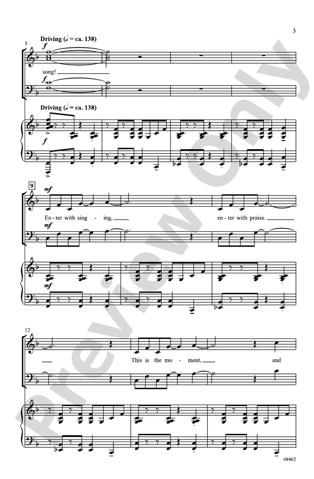Enter with Song! – SATB Choral Octavo (Digital Download)