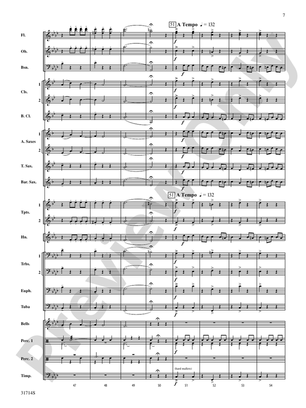 Scheherazade Selections - Concert Band Conductor Score & Parts (Digital Download)
