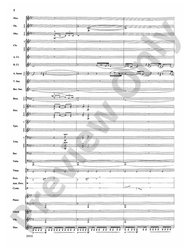 Chiaroscuro - Concert Band Conductor Score & Parts (Digital Download)