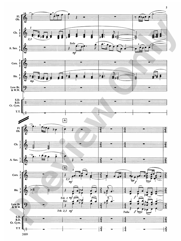 Cobb County Festival - Concert Band Conductor Score & Parts (Digital Download)