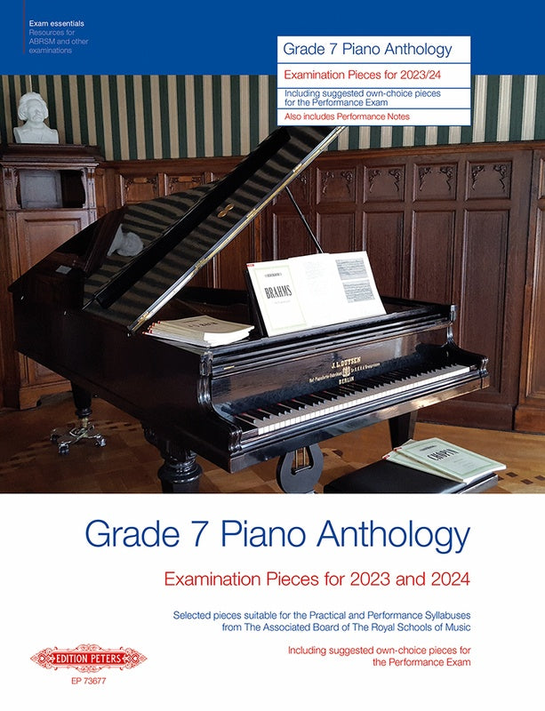 ABRSM Grade 7 Piano Anthology Exam Pieces 2023-2024 - Piano Solo ABRSM EP73677