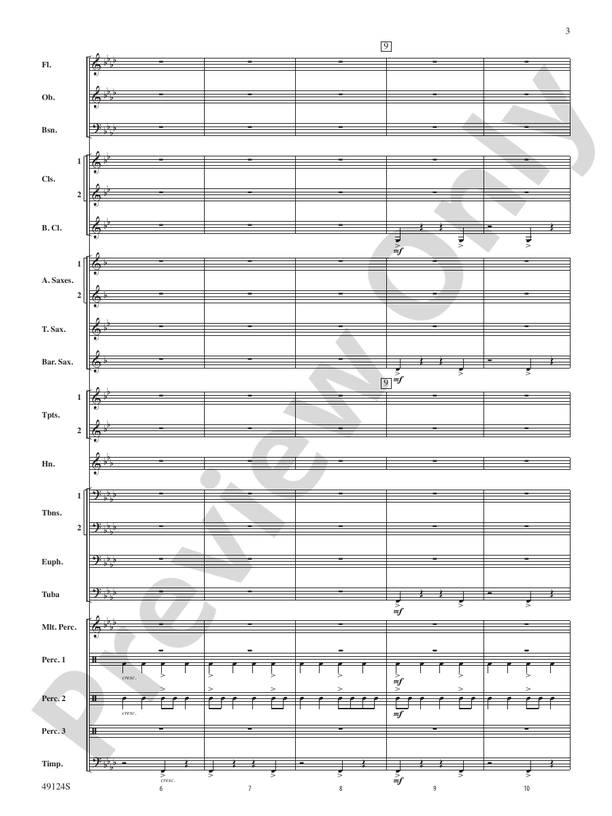 Beyond Reach - Concert Band Conductor Score & Parts (Digital Download)
