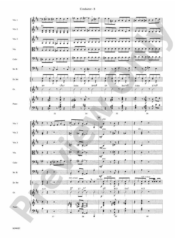 I Got Rhythm (Arr. Calvin Custer) - String Orchestra Conductor Score & Parts (Digital Download)
