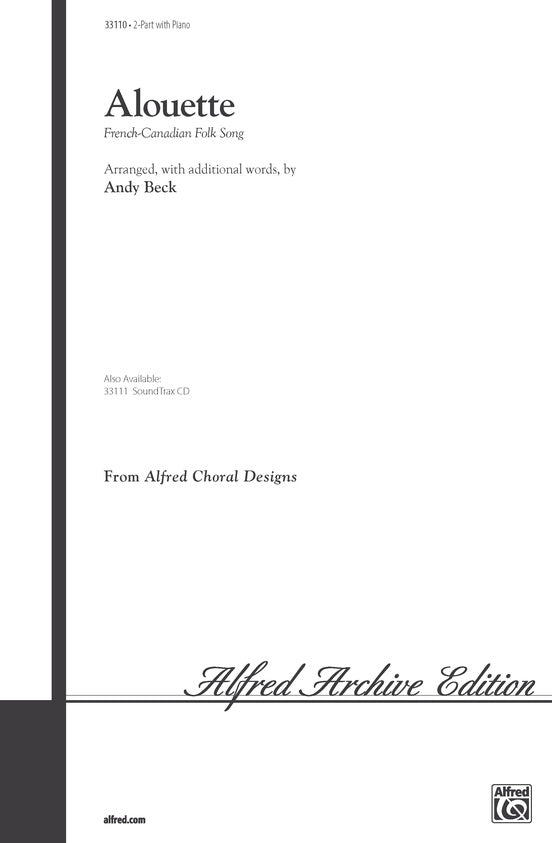 Alouette - 2-Part Choral Octavo (Digital Download)