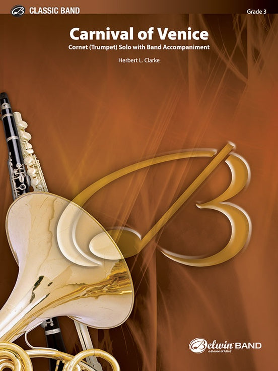 Carnival of Venice (Cornet (Trumpet) Solo with Band Accompaniment) - Concert Band Conductor Score & Parts (Digital Download)