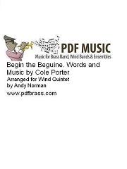 Begin The Beguine - Wind Quintet (Digital Download)