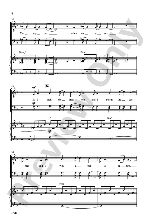 Fight the Dragons – TBB Choral Octavo (Digital Download)