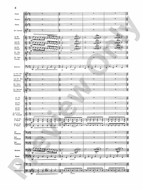 Third Suite (I. March, II. Waltz, III. Rondo) - Concert Band Conductor Score & Parts (Digital Download)