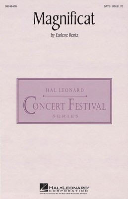 Magnificat - Earlene Rentz - SATB Hal Leonard Choral Score Octavo