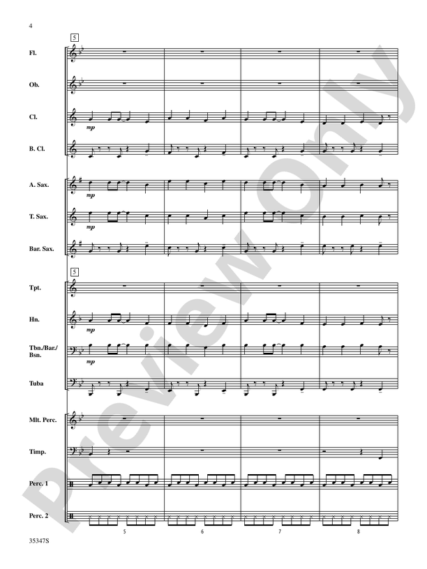 Bonse Aba - Concert Band Conductor Score & Parts (Digital Download)