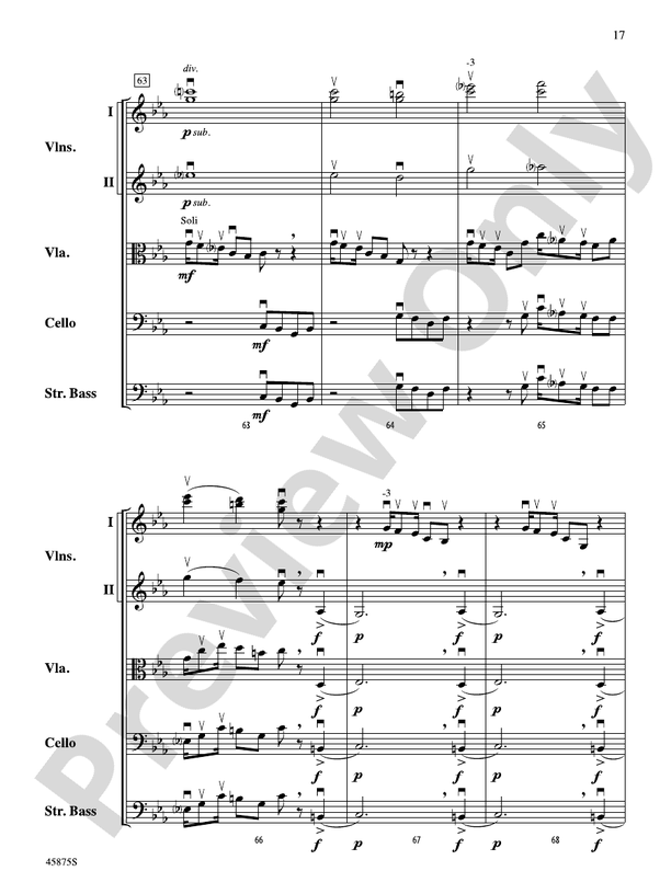Swamp Thang - String Orchestra Conductor Score & Parts (Digital Download)