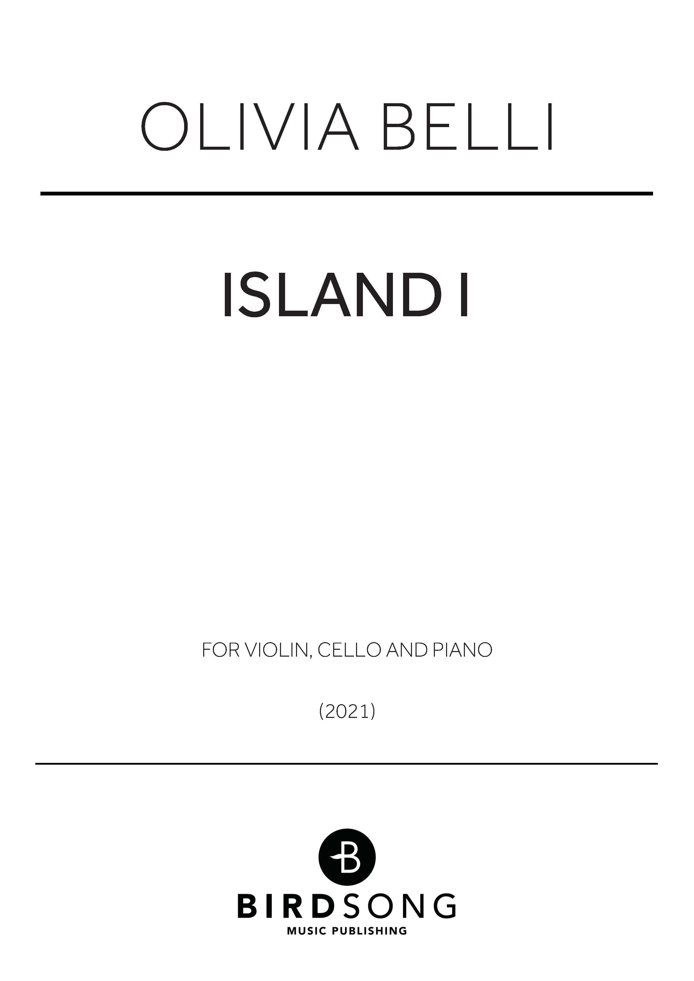 Island I - Piano Trio (Digital Download)