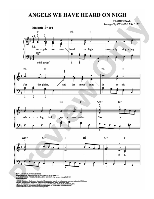 Angels We Have Heard on High - DSM-PS-0007254 - Easy Piano (Digital Download)