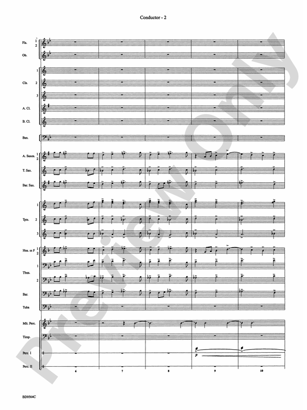 Where the Black Hawk Soars - Concert Band Conductor Score & Parts (Digital Download)