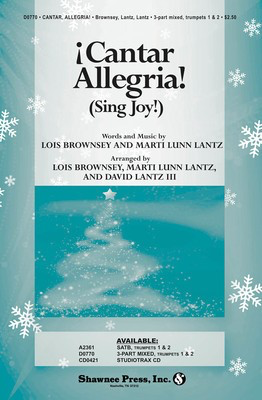Cantar Allegria! (3-part mixed) - 3-Part Mixed Hal Leonard Choral Score Octavo