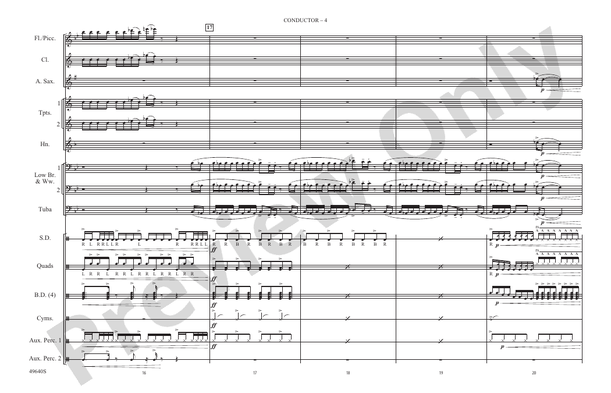 Legendz – Marching Band Conductor Score & Parts (Digital Download)