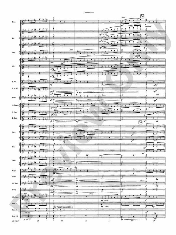 The Wizard of Oz (Medley) - Concert Band Conductor Score & Parts (Digital Download)