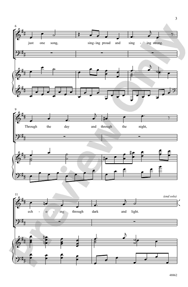 Fill the World with Music – 3-Part Mixed / SAB Choral Octavo (Digital Download)