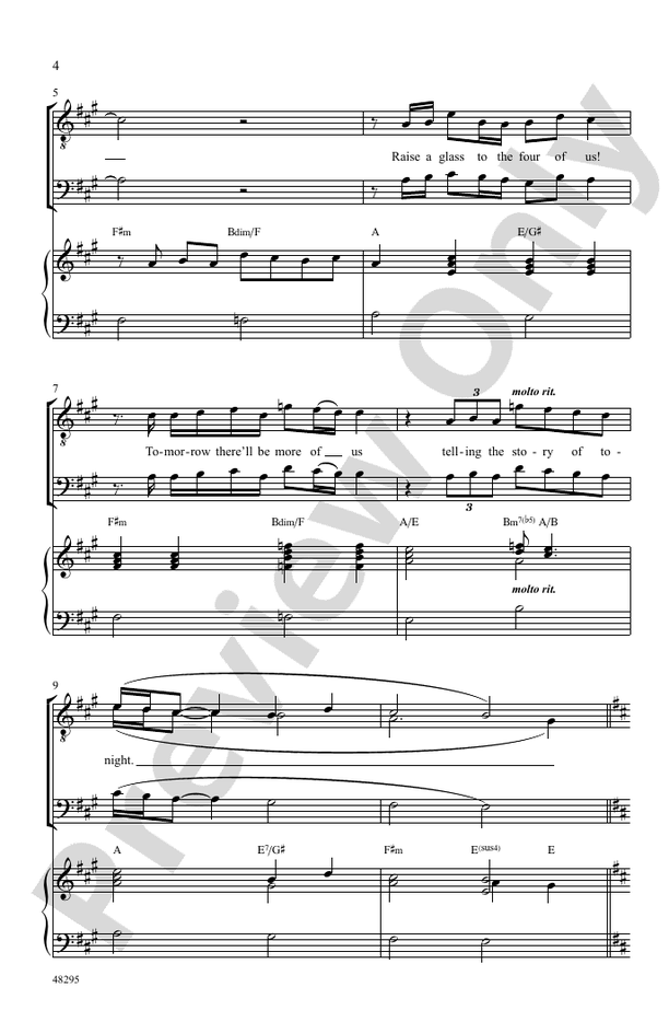 Hamilton Men – TTB Choral Octavo (Digital Download)
