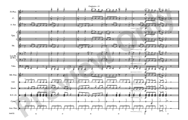 Simply Irresistible – Marching Band Conductor Score & Parts (Digital Download)