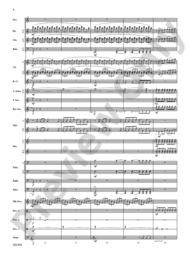 The River Seneca - Concert Band Conductor Score & Parts (Digital Download)