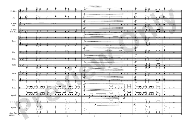 Malaguena – Marching Band Conductor Score & Parts (Digital Download)