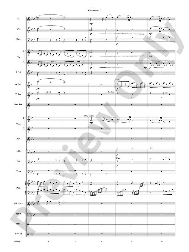 Corpse Bride, Selections from - Concert Band Conductor Score & Parts (Digital Download)