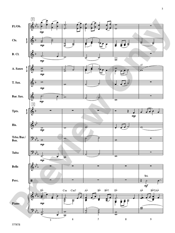 An Austrian Carol - Concert Band Conductor Score & Parts (Digital Download)