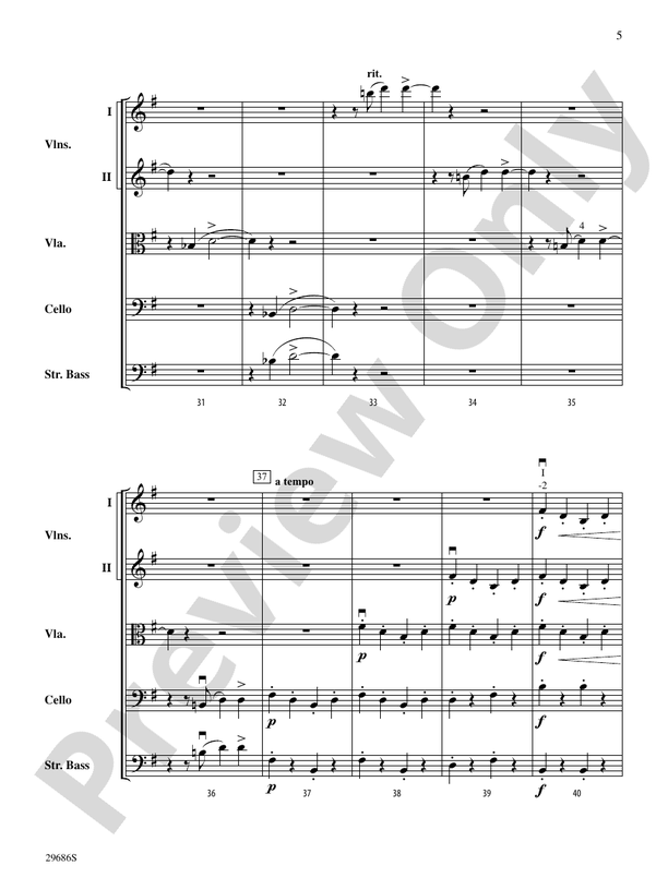 Presto – String Orchestra Conductor Score & Parts (Digital Download)