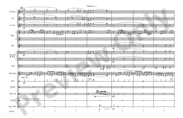 Stairway to Heaven – Marching Band Conductor Score & Parts (Digital Download)