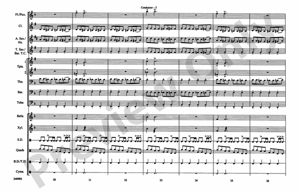 Batman Theme (from the TV Series) – Marching Band Conductor Score & Parts (Digital Download)