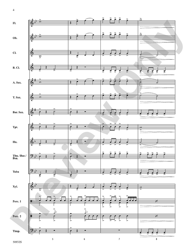 Unleashed! – Concert Band Conductor Score & Parts (Digital Download)