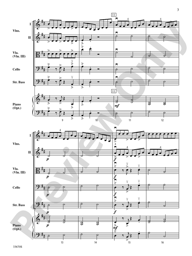 Eureka! – String Orchestra Conductor Score & Parts (Digital Download)