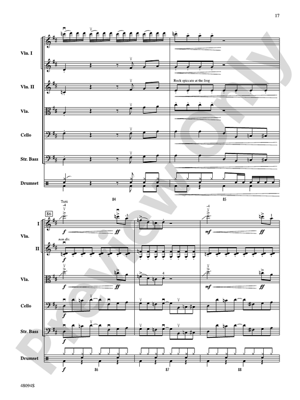 Rockin' 67 Blues - String Orchestra Conductor Score & Parts (Digital Download)