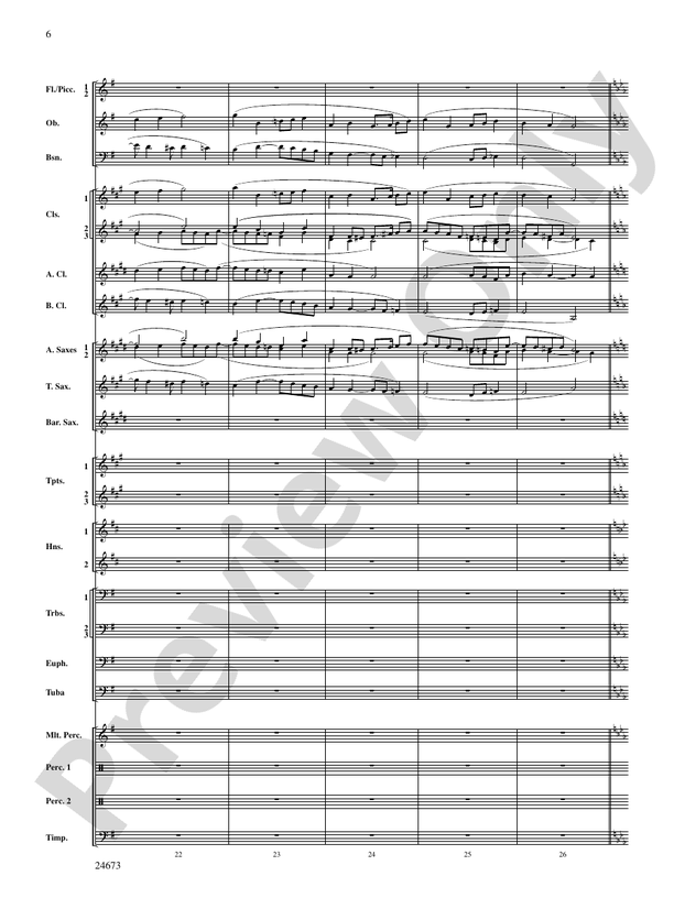 Arden Variations - Concert Band Conductor Score & Parts (Digital Download)