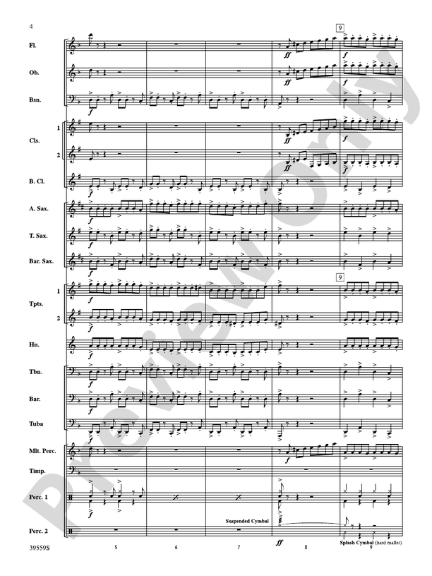 Wizards in Winter - Concert Band Conductor Score & Parts (Digital Download)