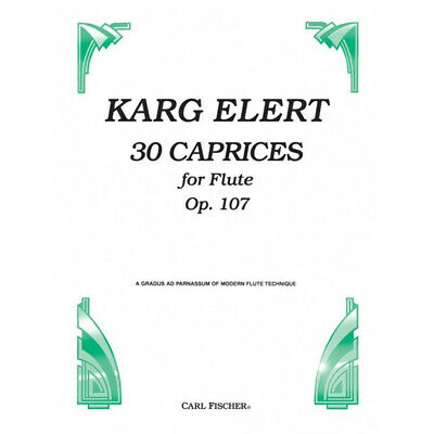 Karg-Elert - 30 Caprice Op107 - Flute Solo Fischer CU176