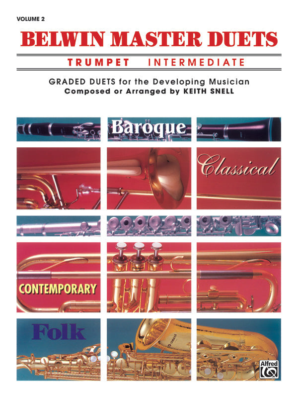 BELWIN MASTER DUETS INTERMEDIATE BK 2 TPT