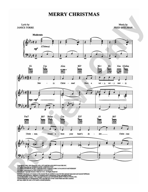 Merry Christmas -  Fred Spielman - PVG (Digital Download)