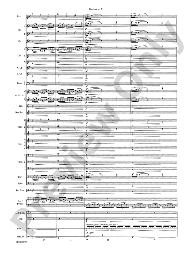 The Lord of the Rings: The Two Towers, Symphonic Suite from - Concert Band Conductor Score & Parts (Digital Download)